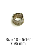 #1242-10 Butt-End Bird Bands (Sets Of 100)