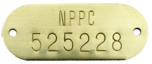 numbered tree tag