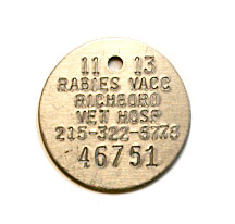 stamped tag