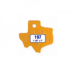 Texas Tag Style 197