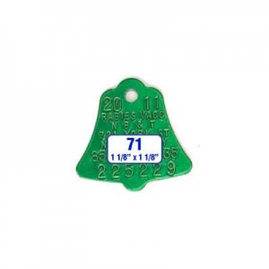 Green Bell Rabies Tag Style 71