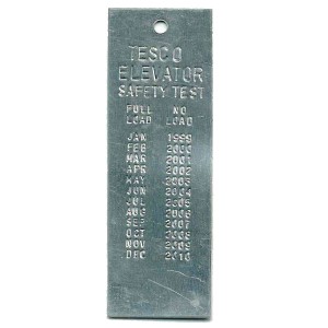 elevator tag