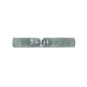 embossed logo tag