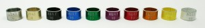 #1242-16 Butt-End Bird Bands (Sets Of 100)