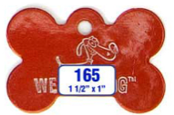 dog bone tag