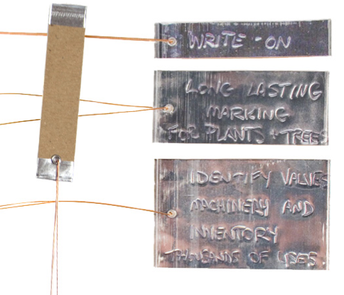 write on tags 