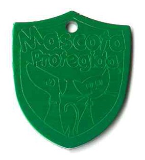 large shield tag