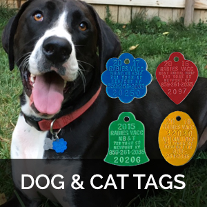 rabies vaccination tags