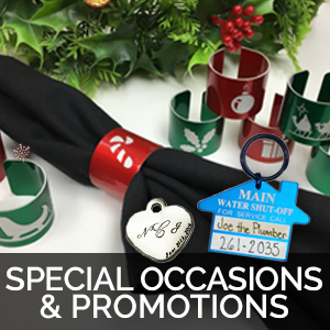 special occasion gifts and promotional tags