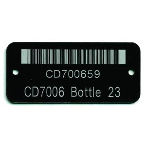 barcoded bottle tag