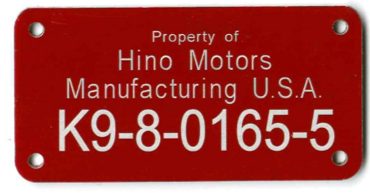 property ID tag for the automotive industry