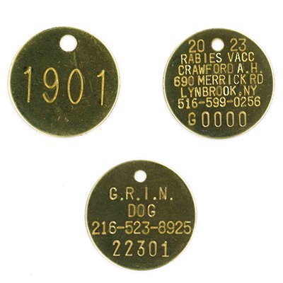 #137 Circle - SETS OF 100 (Brass)