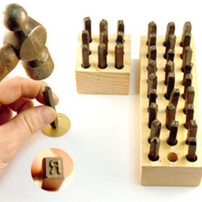 #1572 Hand Stamps - Steel Letters A-Z (3/16")