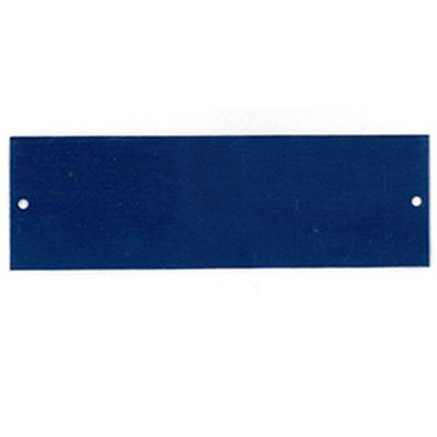Style #144 Custom Rectangle, Colored Aluminum Tags (SETS OF 100 TAGS) Between 1-1/4" and 1-7/8" heights. 