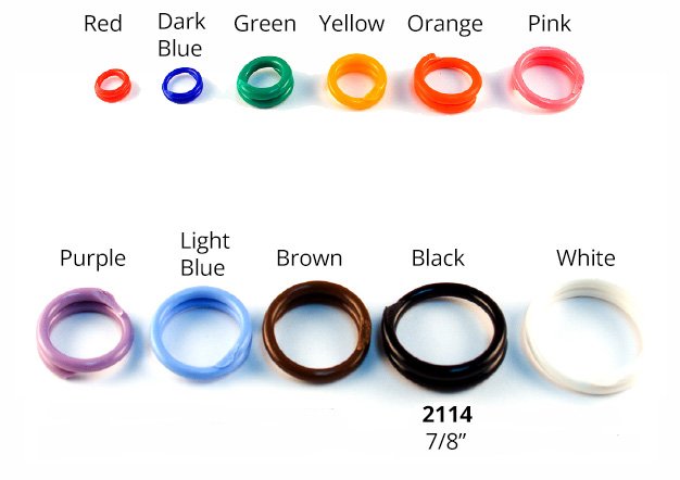 #2114 Spirals 7/8" - Sets Of 100