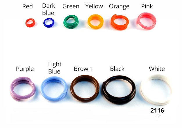#2116 Spirals 1" - Sets Of 100