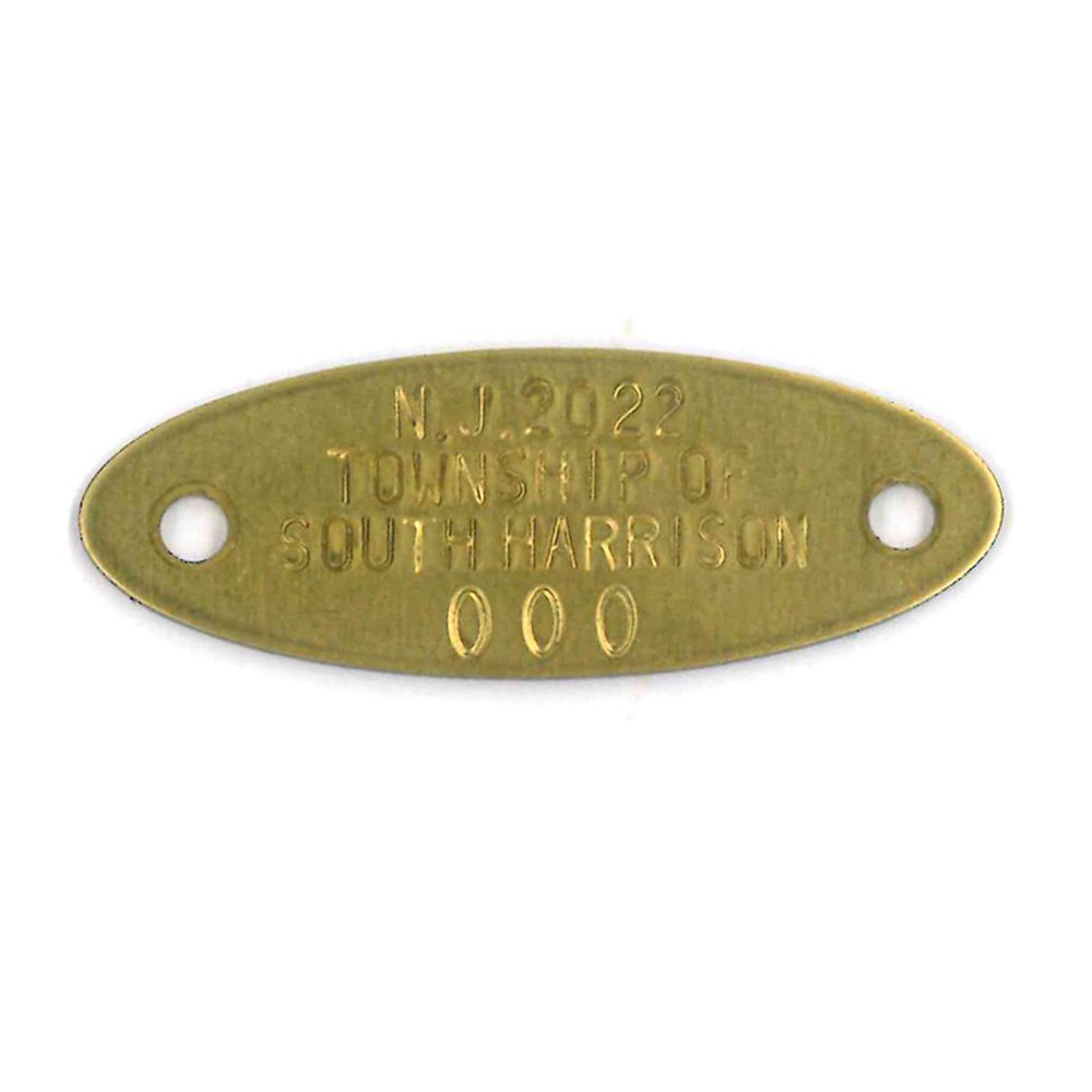 #119 Oval - Sets Of 100 (Brass)