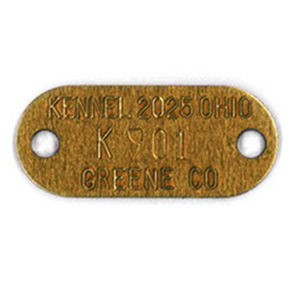 #143 Oblong - Sets Of 100 (Brass)