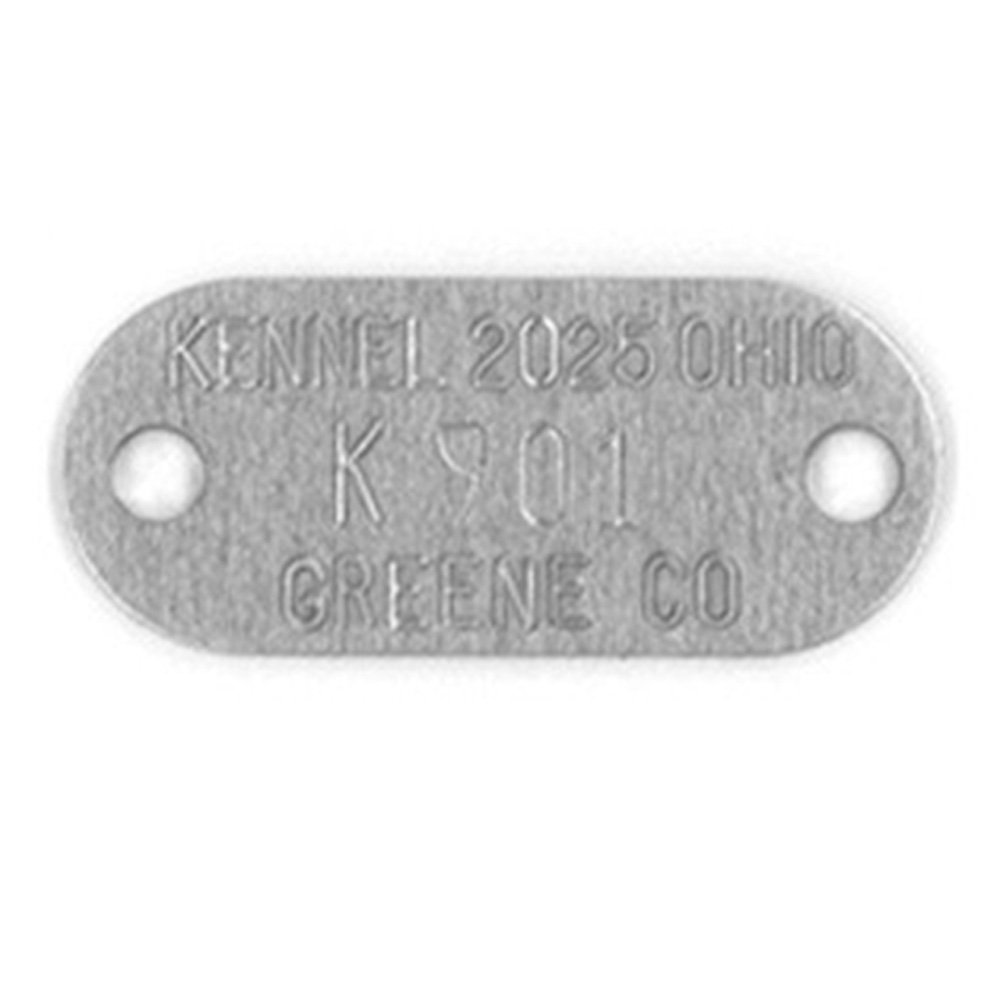 #143 Oblong - Sets Of 100 (Plain Aluminum)