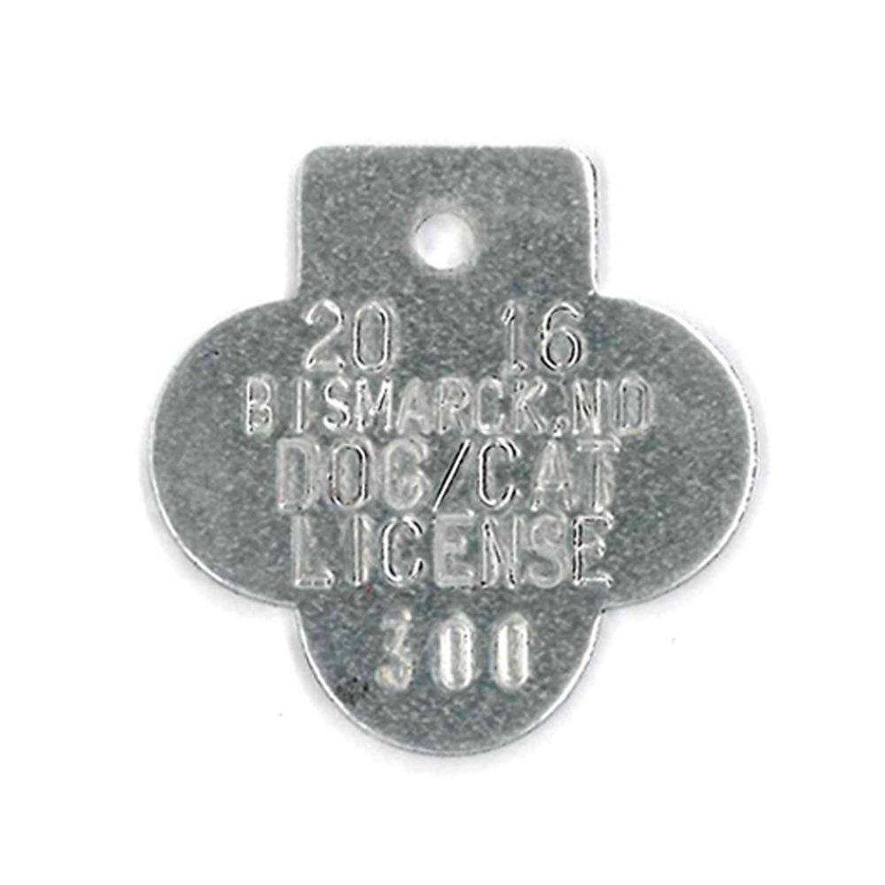 #157 Shamrock (Stem Up) - Sets Of 100 (Plain Aluminum)