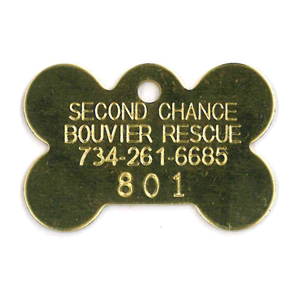 #165 Medium Bone - Sets Of 100 (Brass)