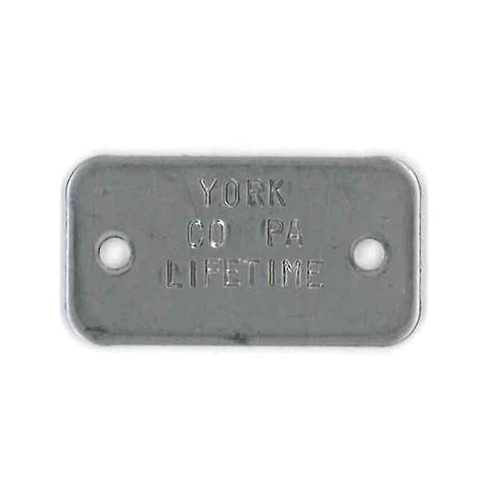#166 Rectangle (3/4" X 1 3/8")- Sets Of 100 (Stainless Steel)