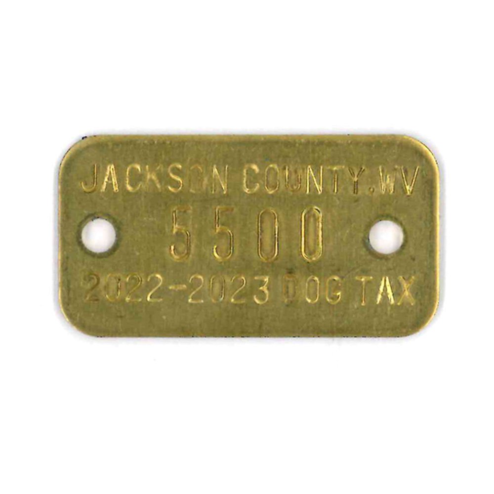 #166 Rectangle (3/4" X 1 3/8")- Sets Of 100 (Brass)