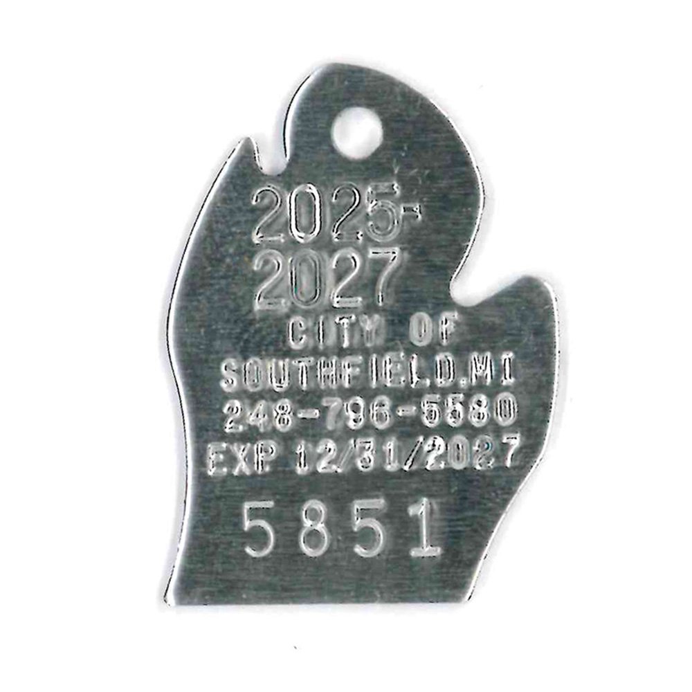 #195 Michigan - Sets Of 100 (Plain Aluminum)