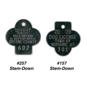 #157 Shamrock (Stem Up) - Sets Of 100 (Stainless Steel)