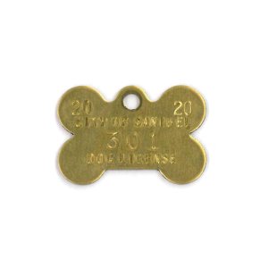 #265 Small Bone - Sets Of 100 (Brass)