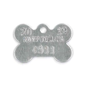 #265 Small Bone - Sets Of 100 (Plain Aluminum)