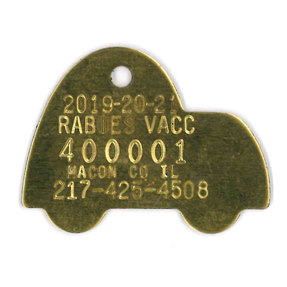 #5 Car - Sets Of 100 (Brass)