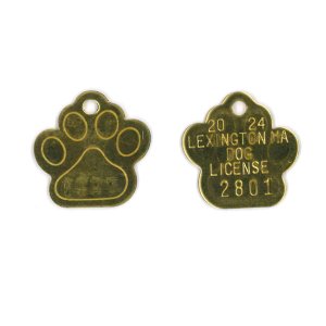 #515 Small Paw Print - Sets Of 100 (Brass)