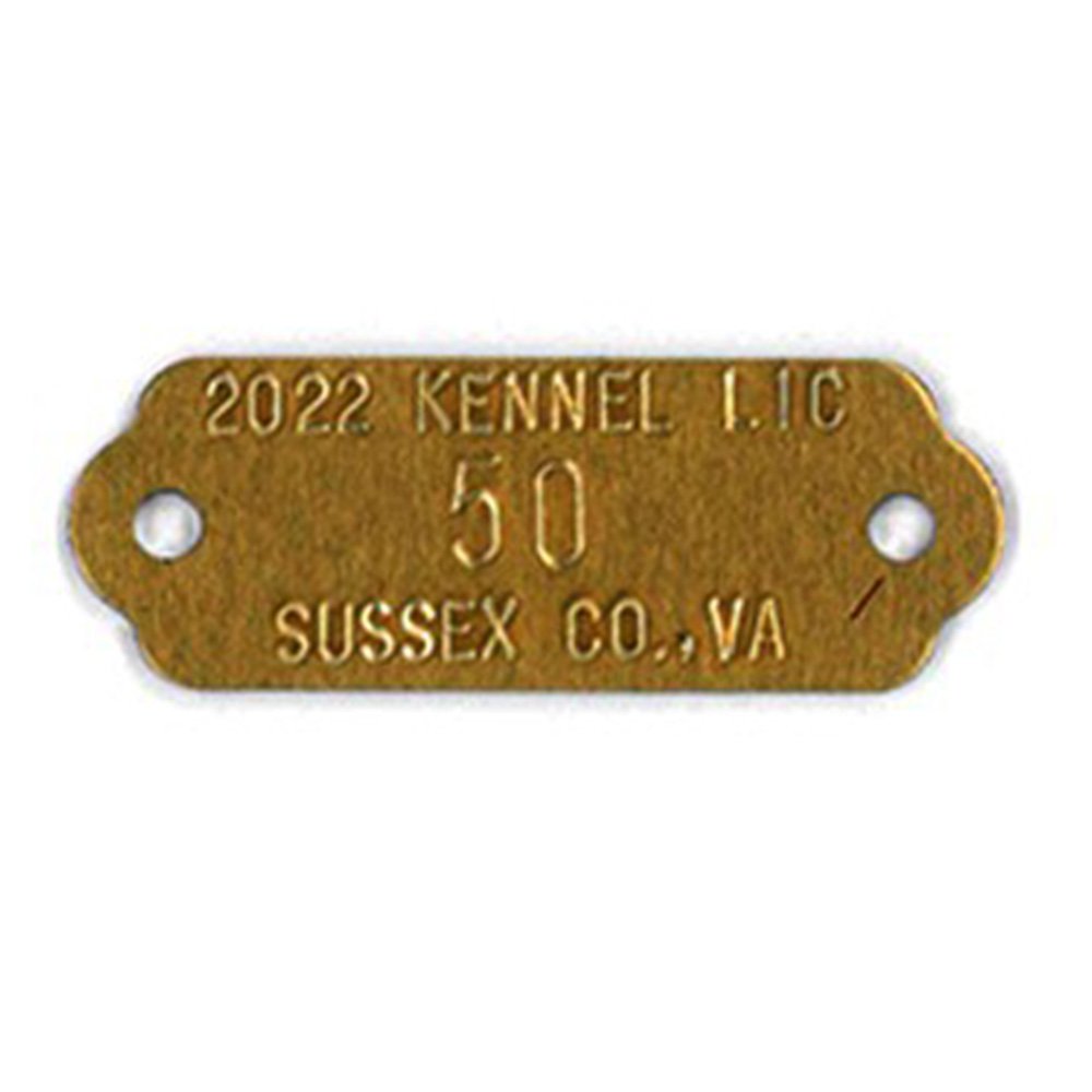 #63 Dimpled Oblong - Sets Of 100 (Brass)