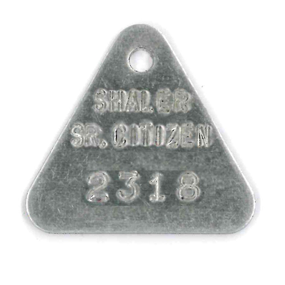 #87 Triangle - SETS OF 100 (Plain Aluminum)