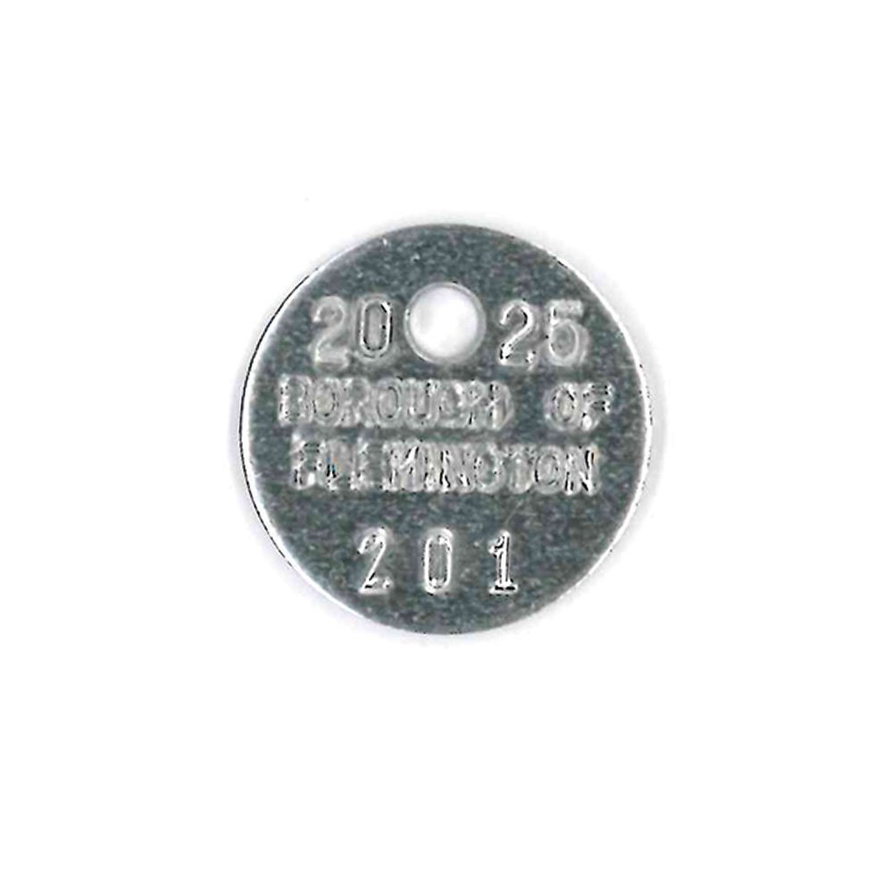#90 Circle - SETS OF 100 (Plain Aluminum)