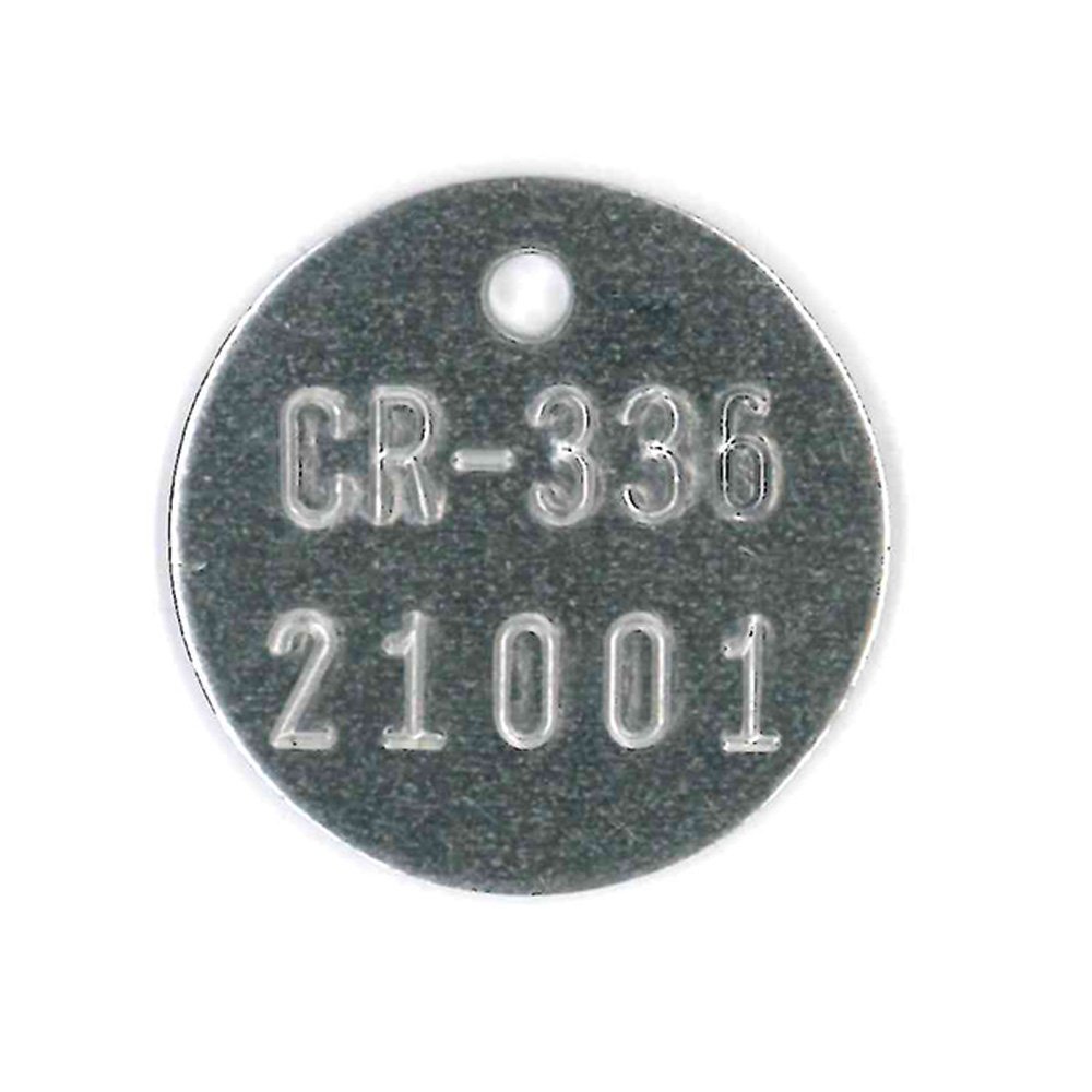 #91 Circle - SETS OF 100 (Plain Aluminum)