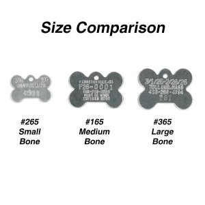 #265 Small Bone - Sets Of 100 (Plain Aluminum)