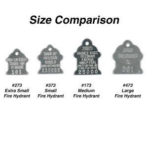 #173 Medium Fireplug - Sets Of 100 (Plain Aluminum)