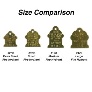 #173 Medium Fireplug - Sets Of 100 (Brass)